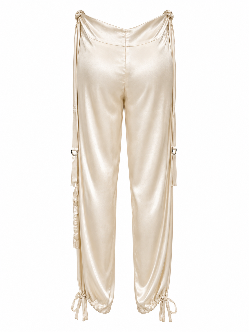 Cinema silk cargo trousers