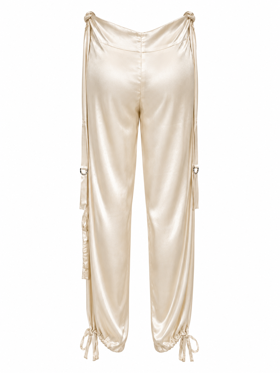 Cinema silk cargo trousers