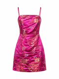 Mini Chinese strappy dress