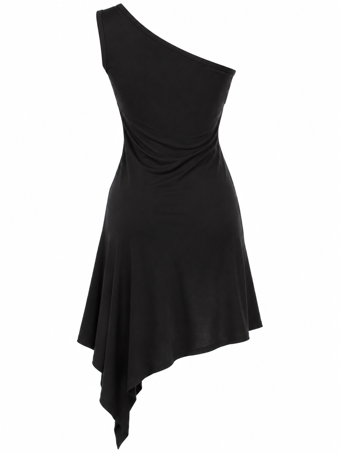 One shoulder assymetrical dress