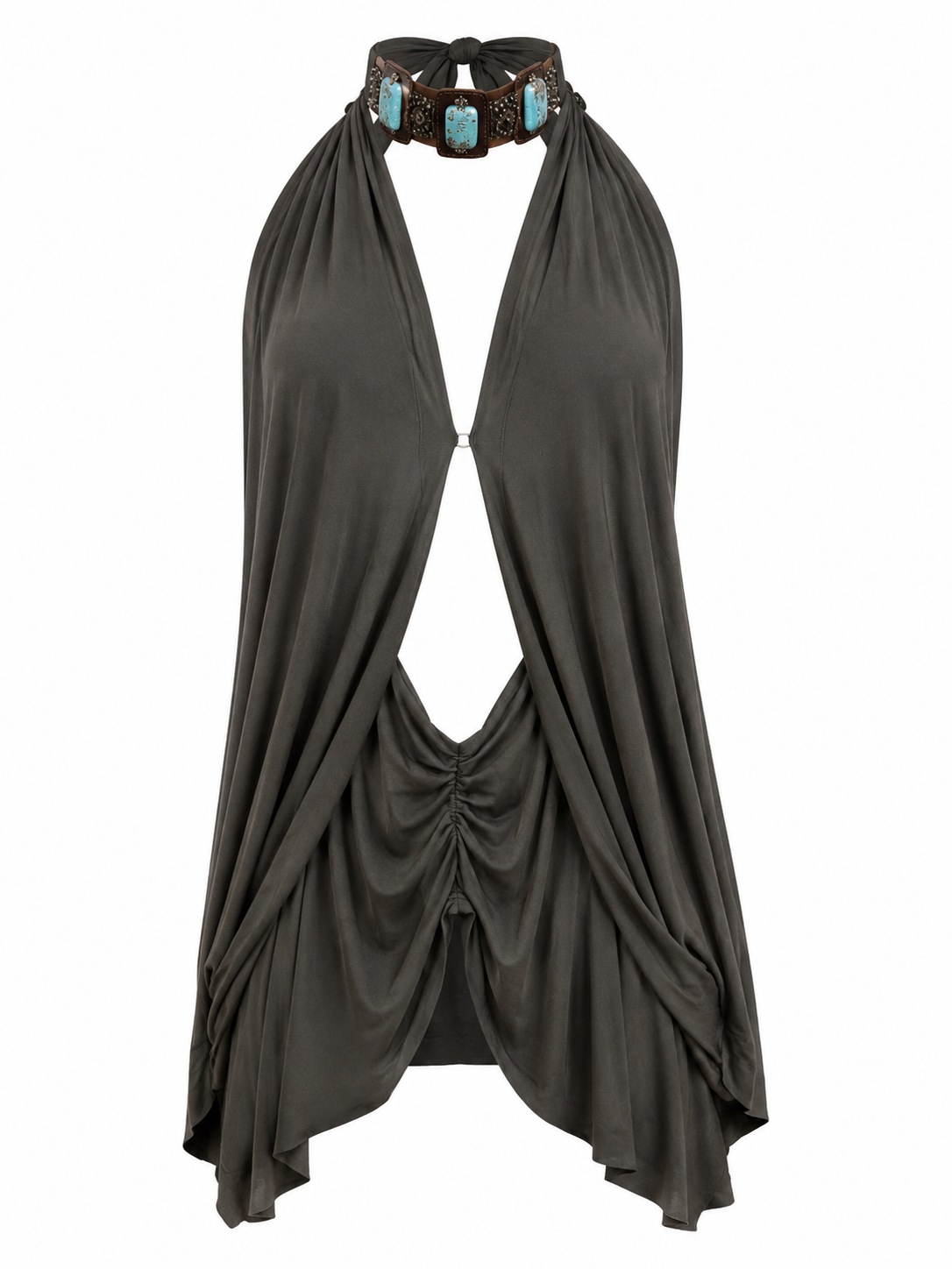 Cinema backless cut out top