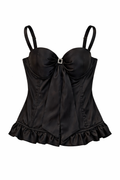 Satin corset top