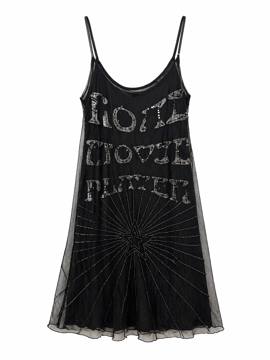 Naf Naf mini mesh embellished dress