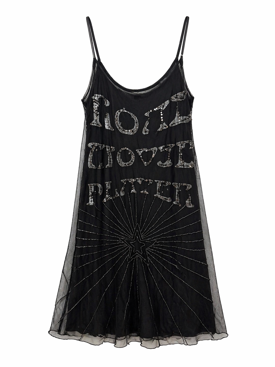 Naf Naf mini mesh embellished dress