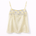 Vintage satin & lace cami top
