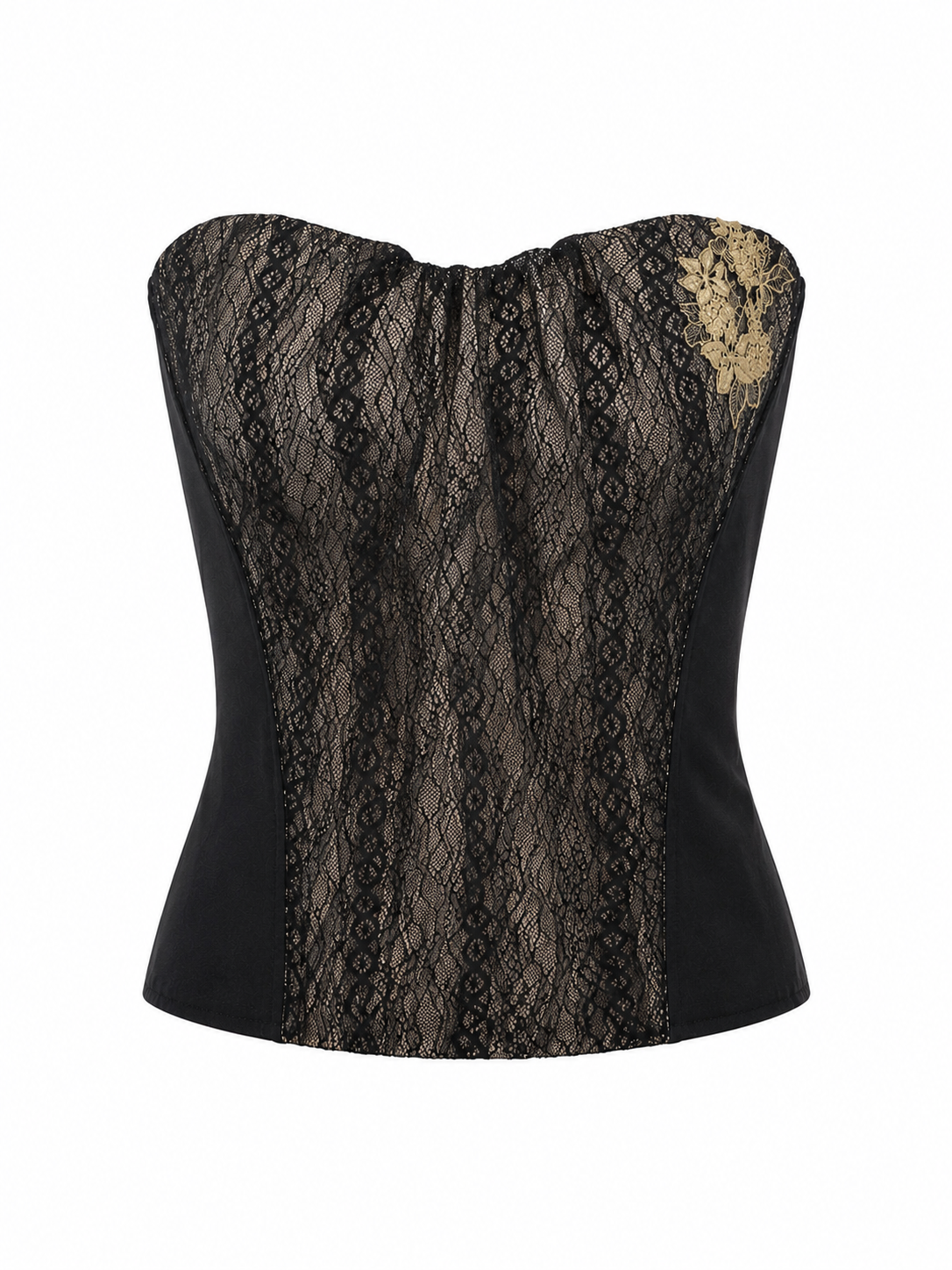 Vintage lace gothic corset