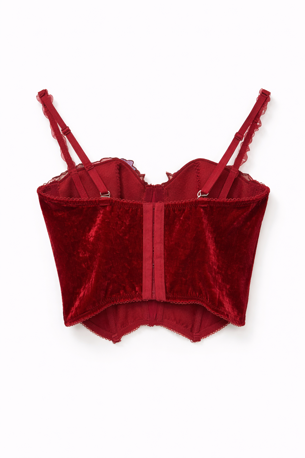 Velvet corset