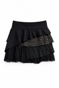 Mini ruffled skirt