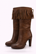 Real leather boots