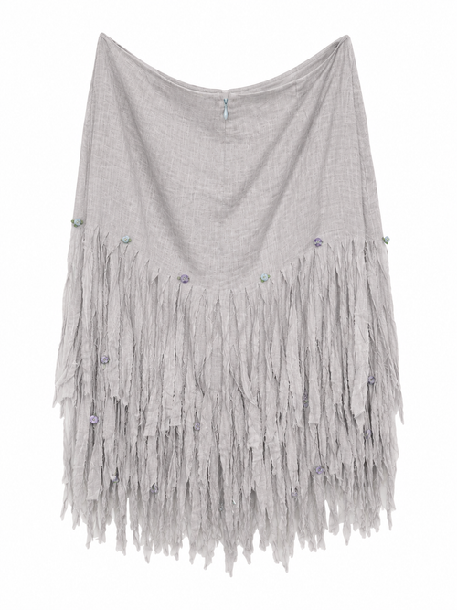 Cinema fringe skirt