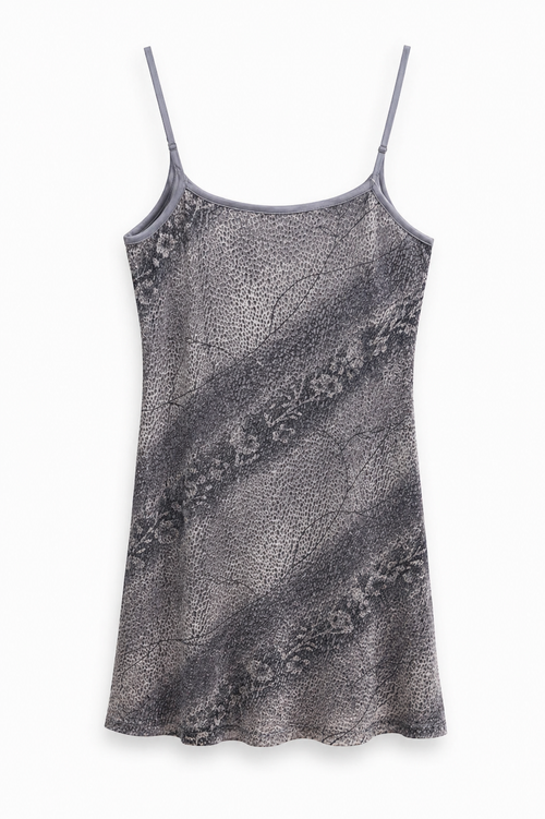 90s mini fishnet dress