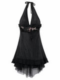 Cinema taffeta backless dress