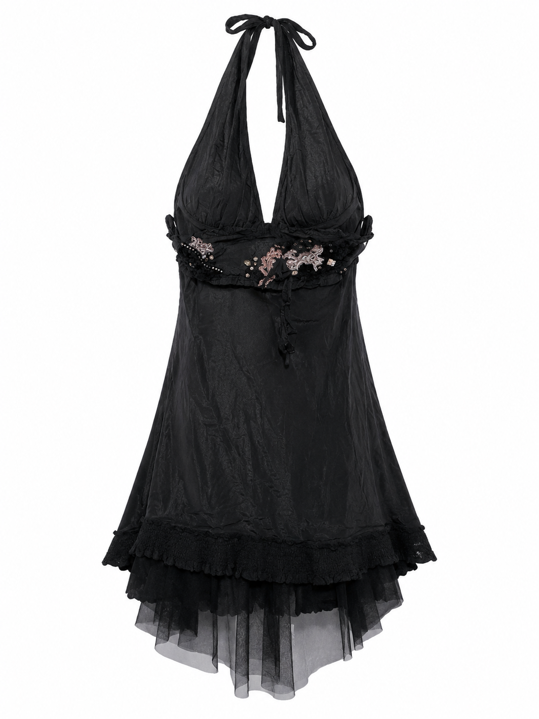 Cinema taffeta backless dress