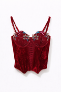 Velvet corset