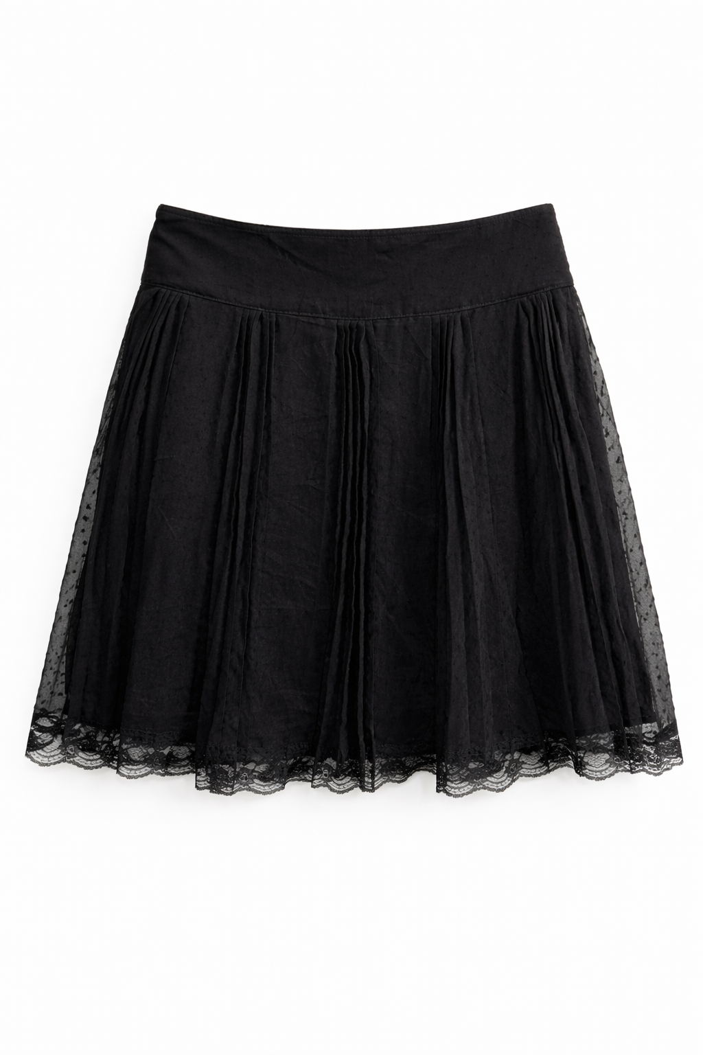 Mini pleated skirt
