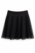 Mini pleated skirt