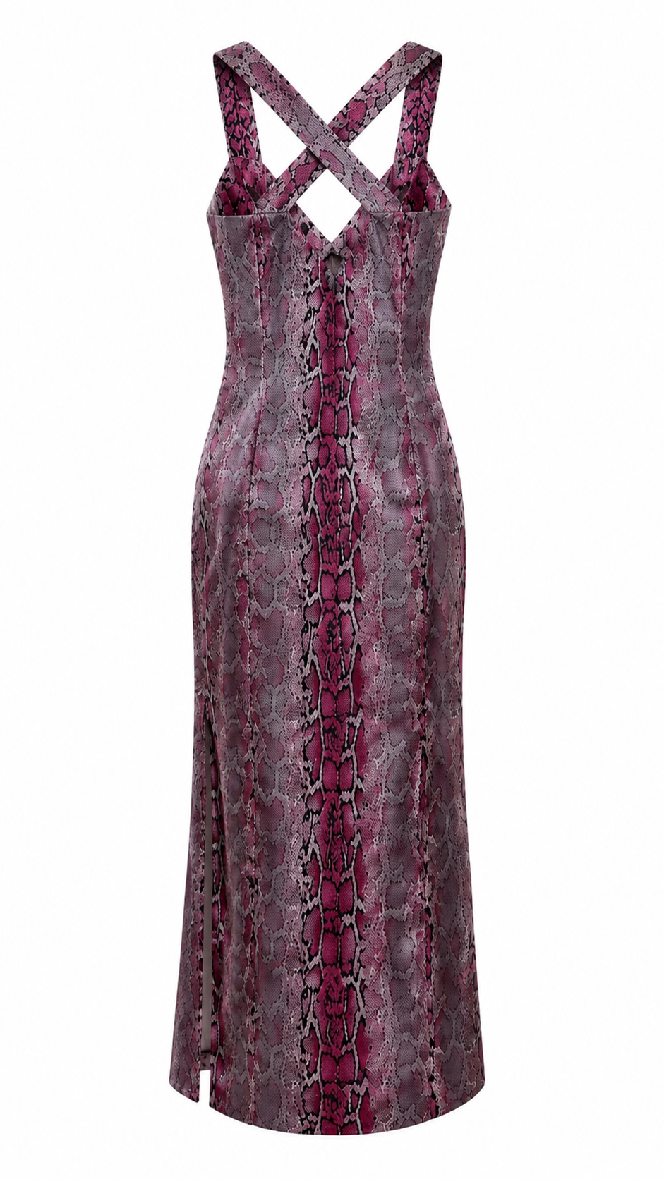 Snake print dress