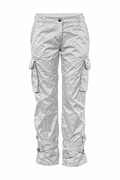 Low rised silver / grey pants