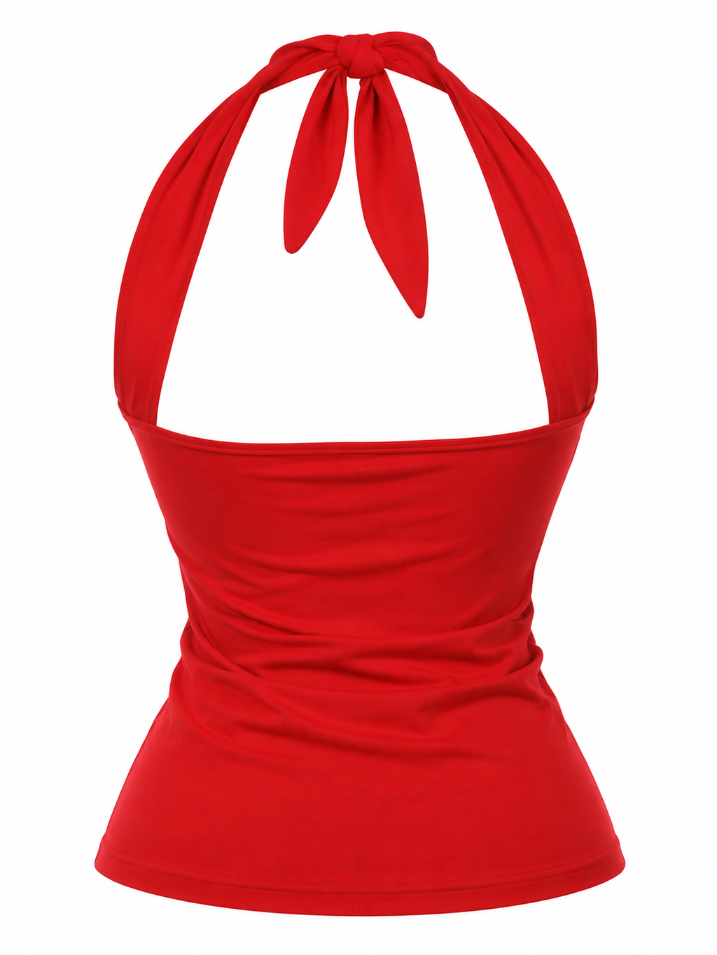 Backless halter neck top