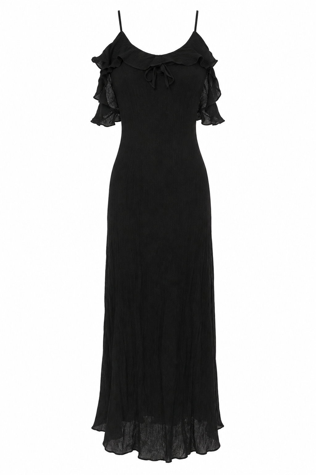Black dress with corset back