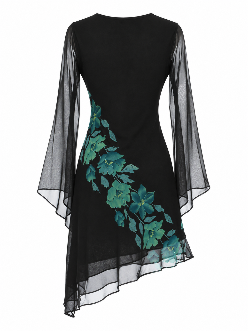 Vintage flowy floral dress