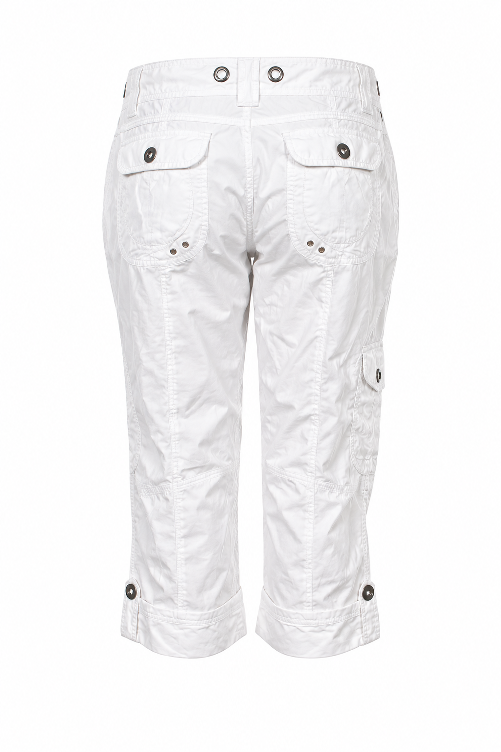 White S.Oliver capri cargo pants
