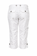 White S.Oliver capri cargo pants