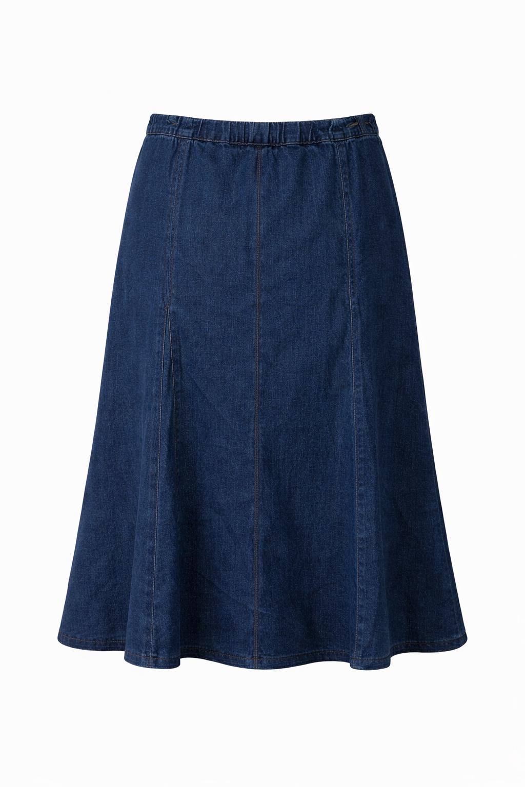 Vintage midi denim skirt