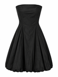 Vintage taffeta balloon dress