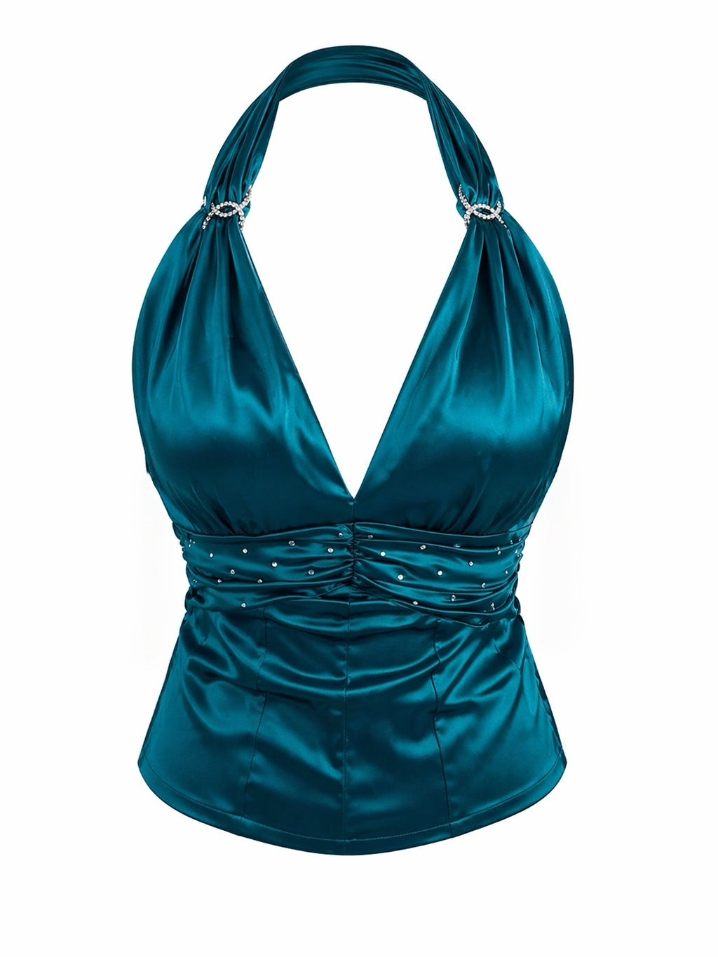 Deadstock halter neck corset