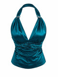 Deadstock halter neck corset