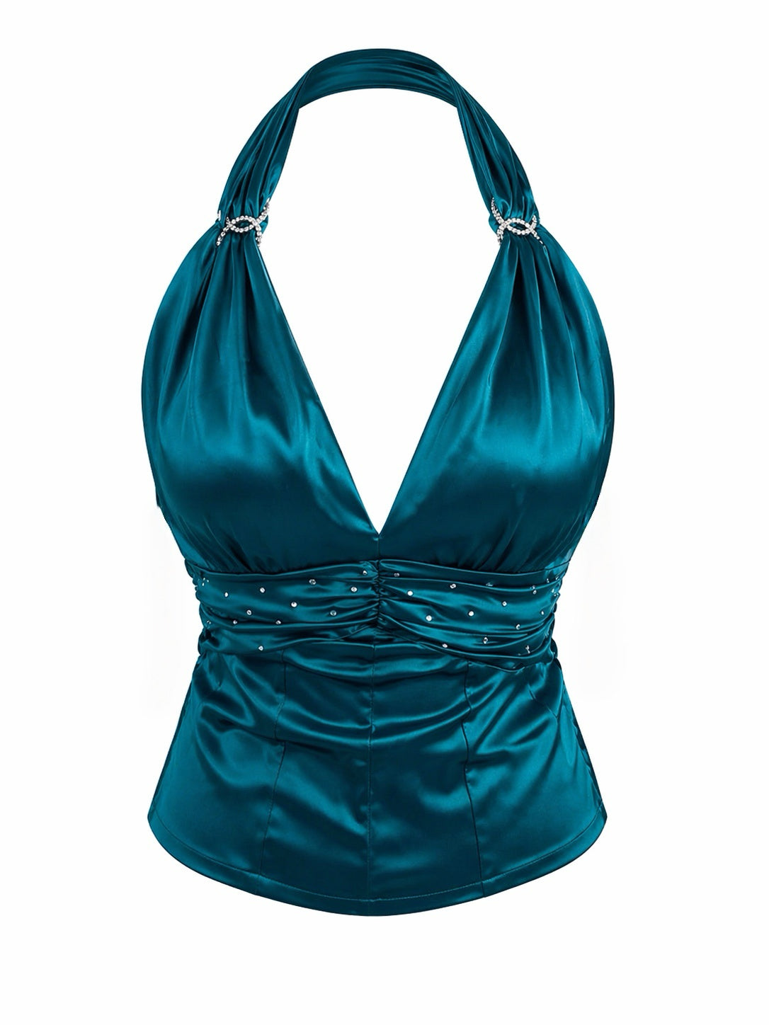 Deadstock halter neck corset