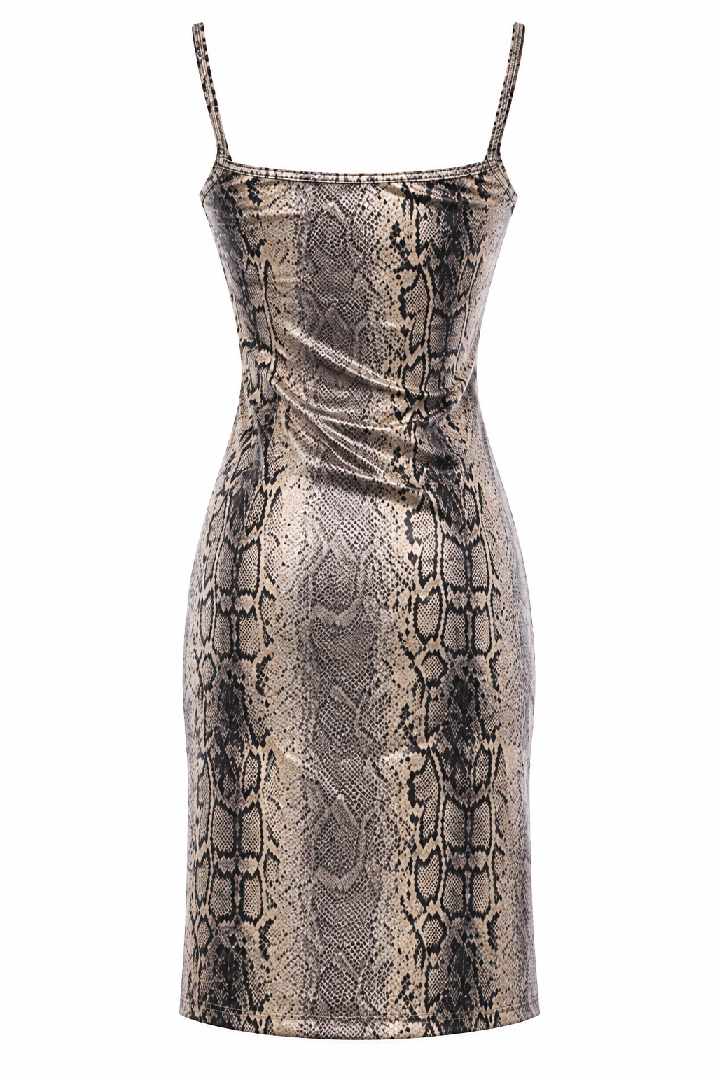 Snake print dress