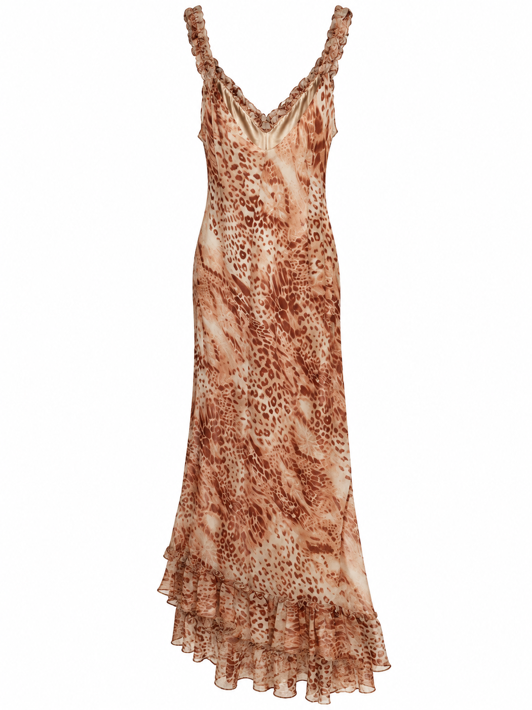 Deadstock maxi asymmetrical dress