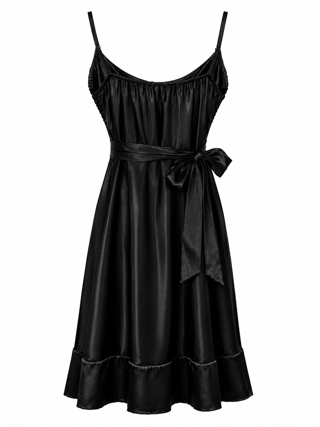 Vintage satin dress with sequins