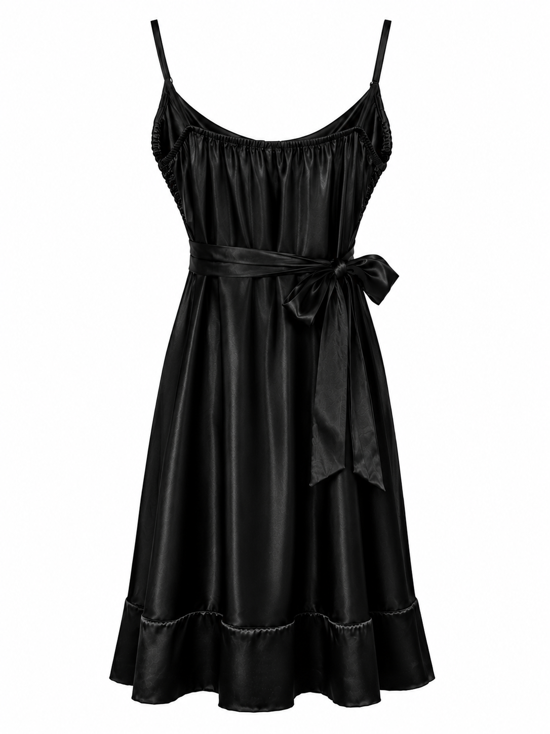 Vintage satin dress with sequins