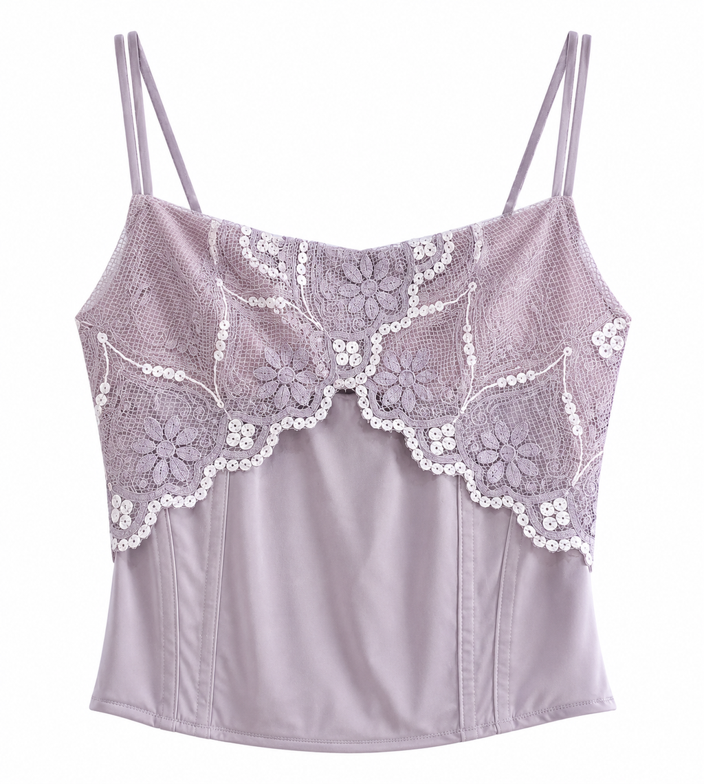 Purple Deadstock corset top