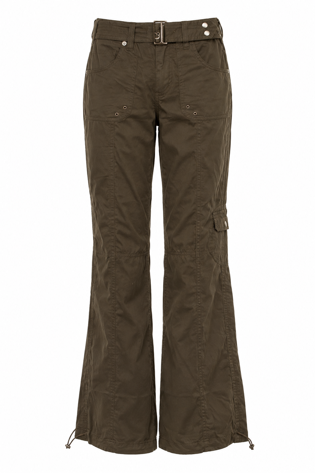 Cargo belted pants