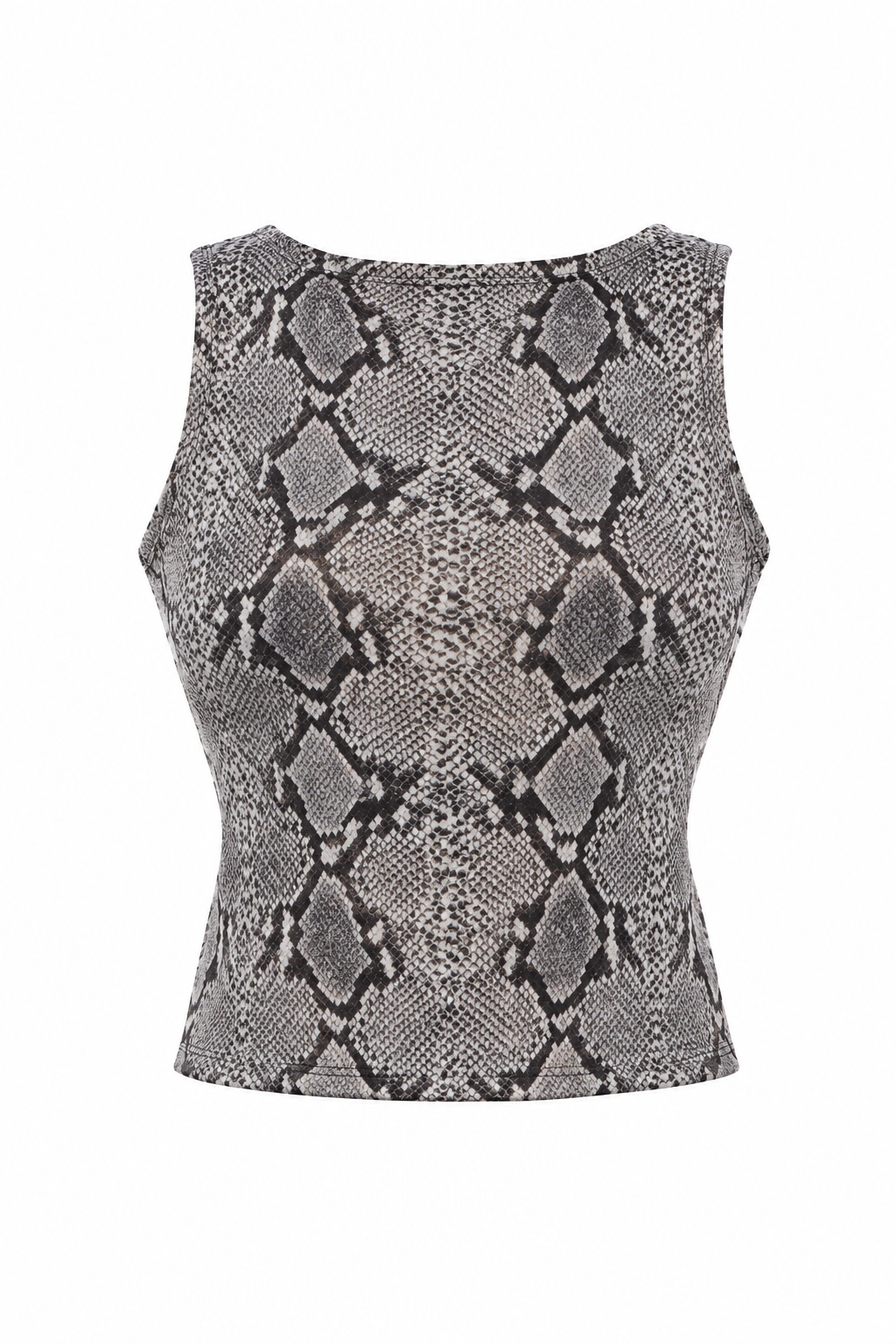 Snake print top