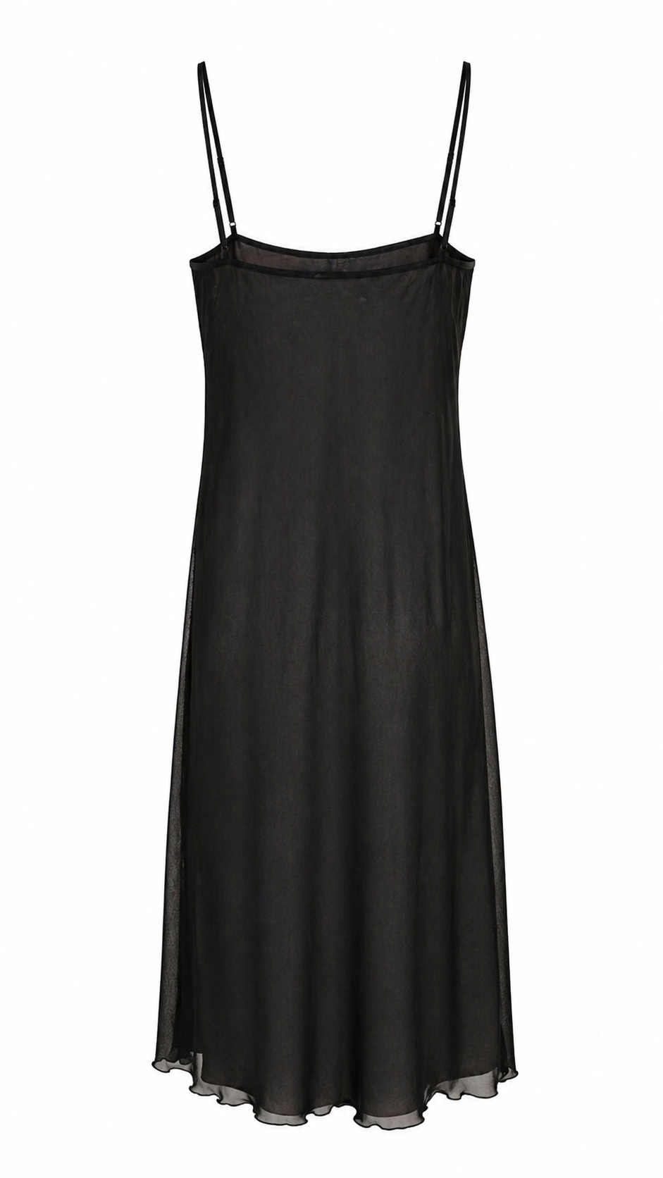 Vintage maxi mesh slip dress