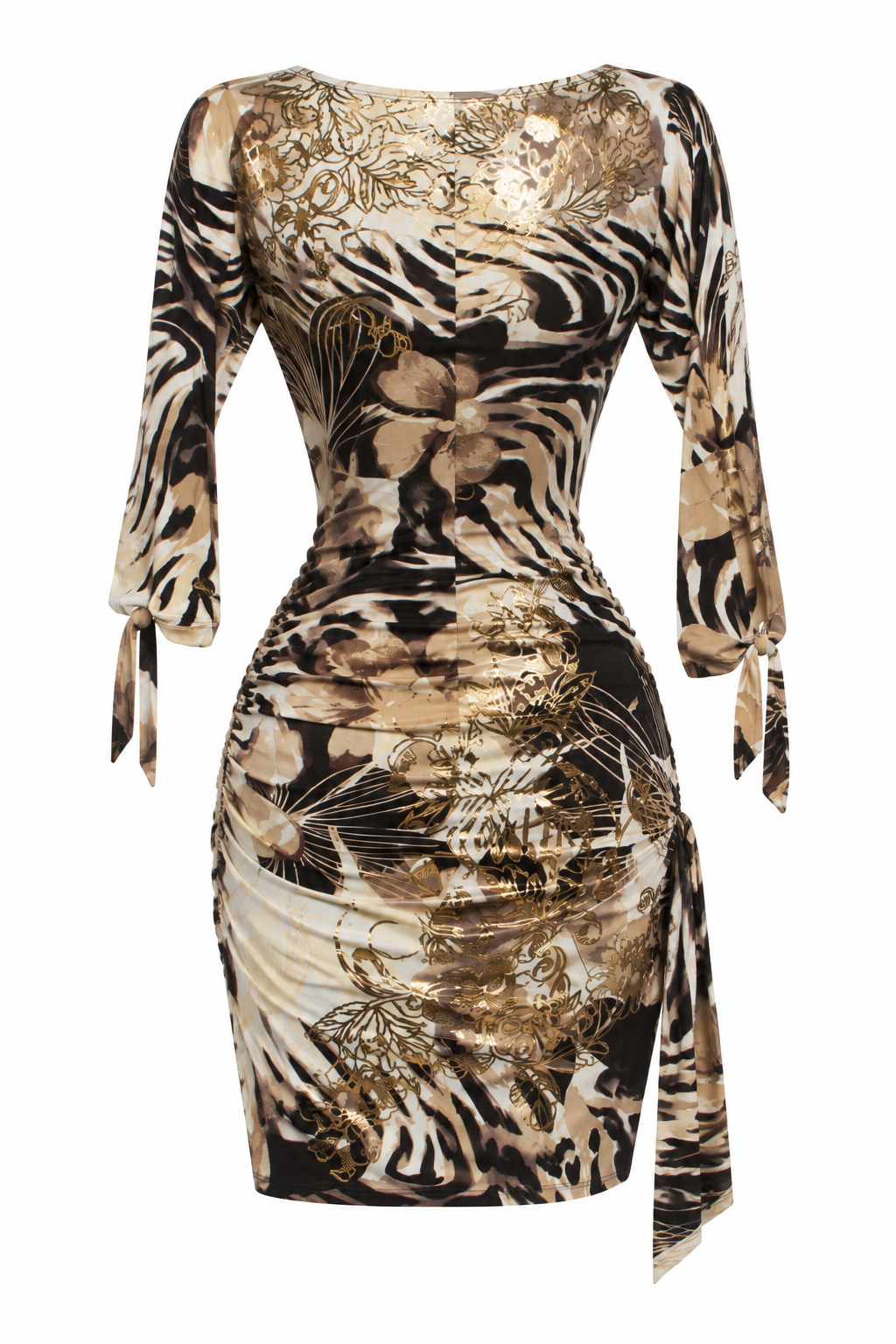 Mini Caché multi patterned dress