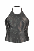 Metallic corset / halter neck top