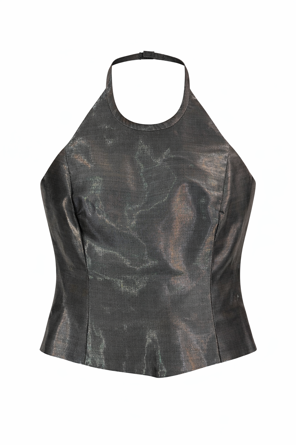 Metallic corset / halter neck top