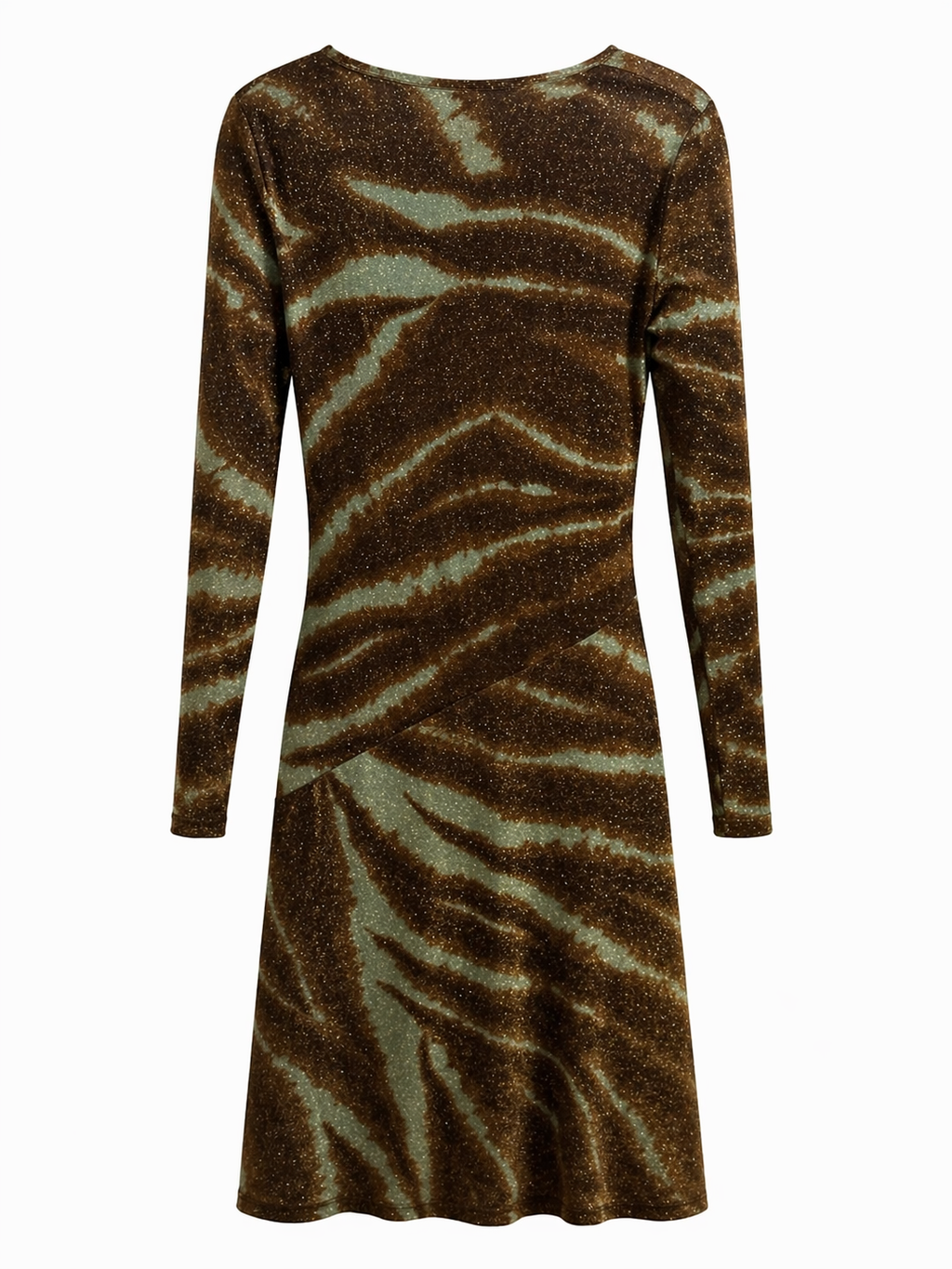 Shimmery summer asymmetrical dress
