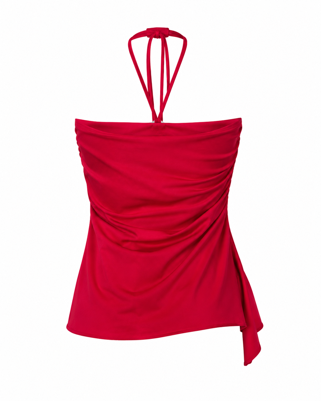 Vintage halter neck top with metallic detail