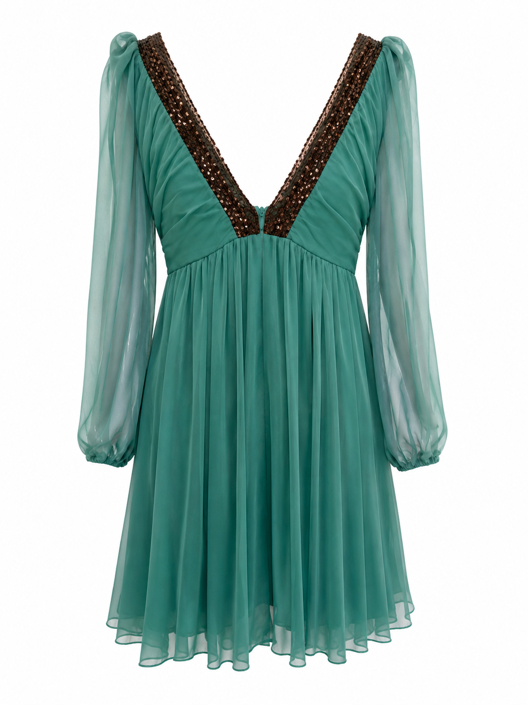 Cinema silk mini dress