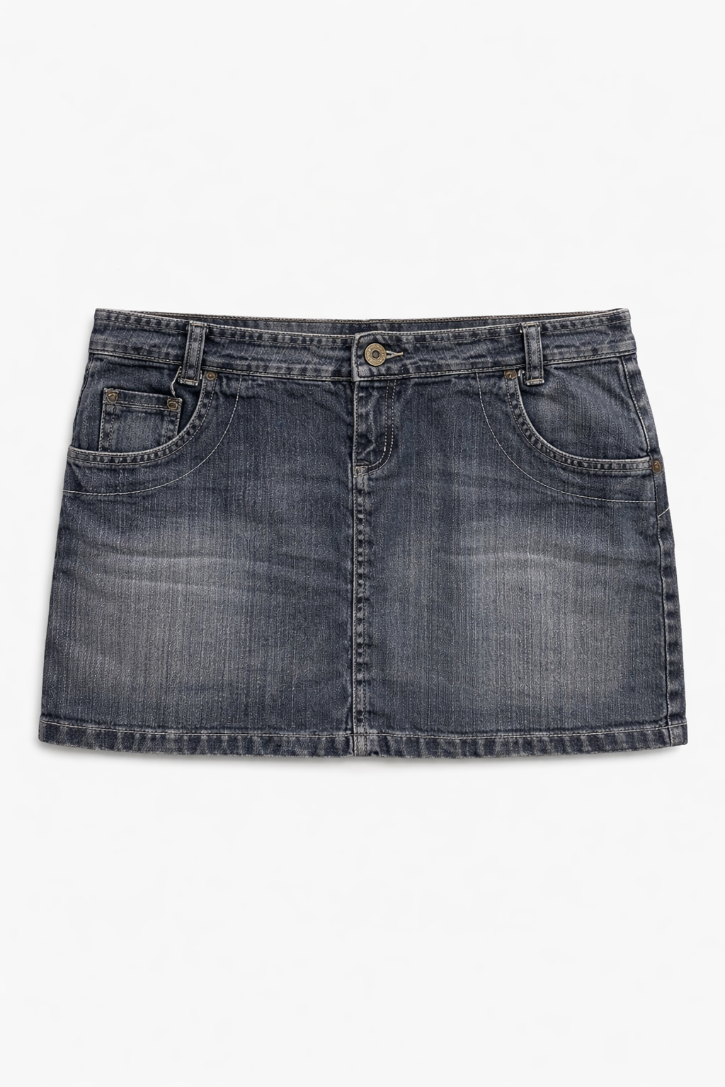 Mini denim skirt
