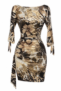 Mini Caché multi patterned dress