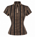 Taffeta short sleeve shirt