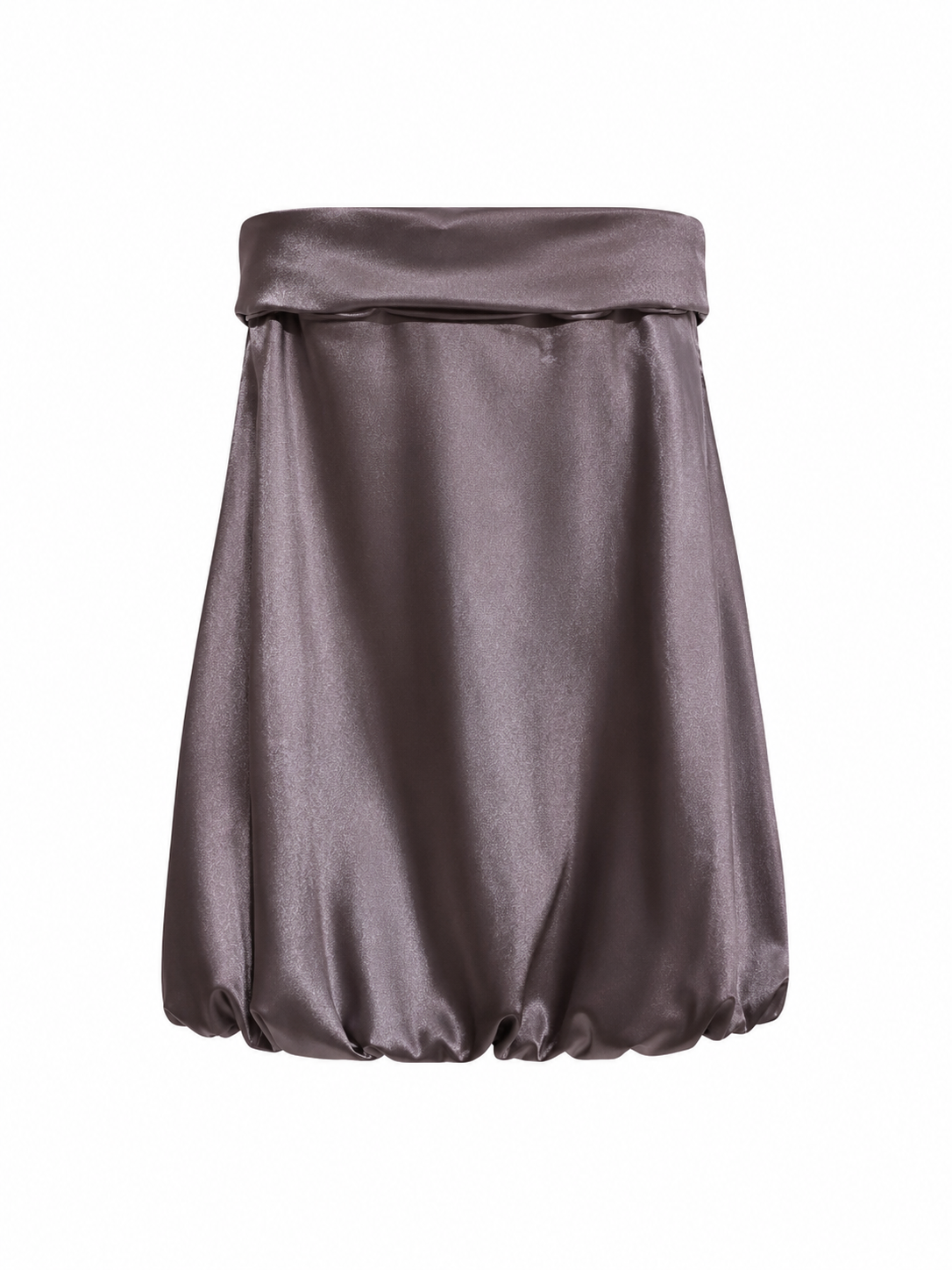 Deadstock satin mini balloon dress